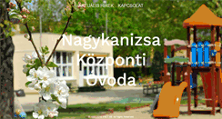 Desktop Screenshot of nkkozpontiovi.hu